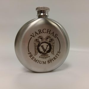 Varchas Premium Spirits Round Flask - Image 2
